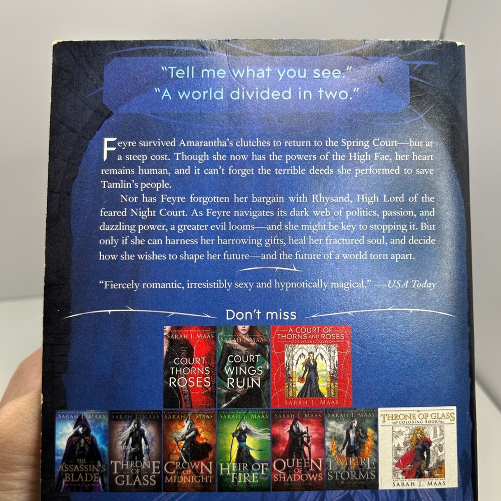 A Court of Mist and Fury Paperback by Sarah J. Maas A Court of Thorns and Roses - Picture 9 of 14